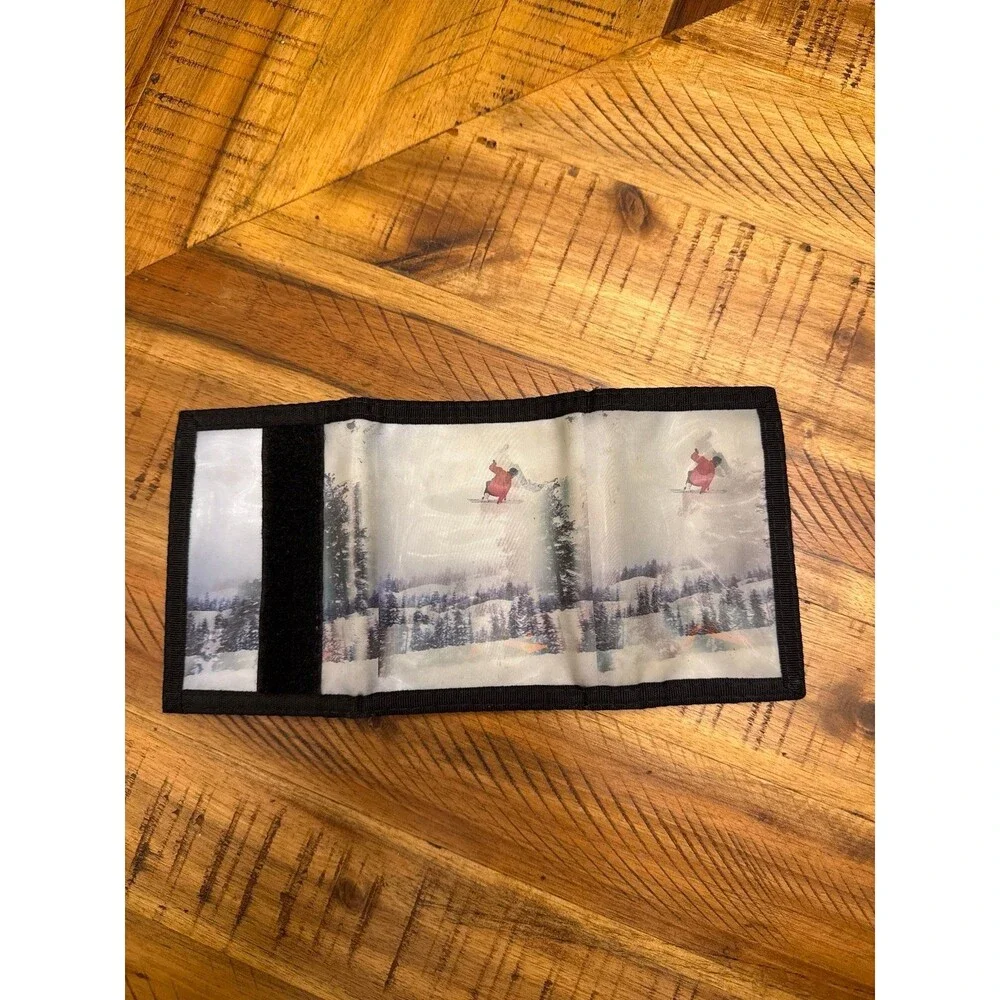 Vintage Rusty Brand surf ski Velcro wallet